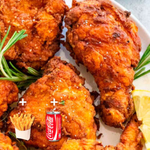 MENÚ ALITAS + PATATAS + BEBIDA