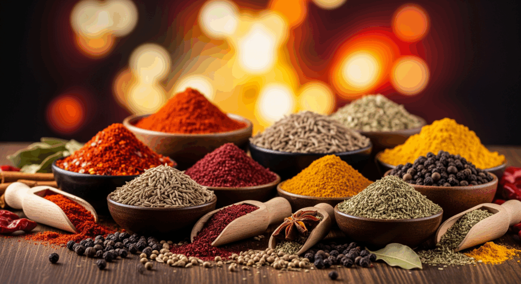 Qué especias lleva el kebab